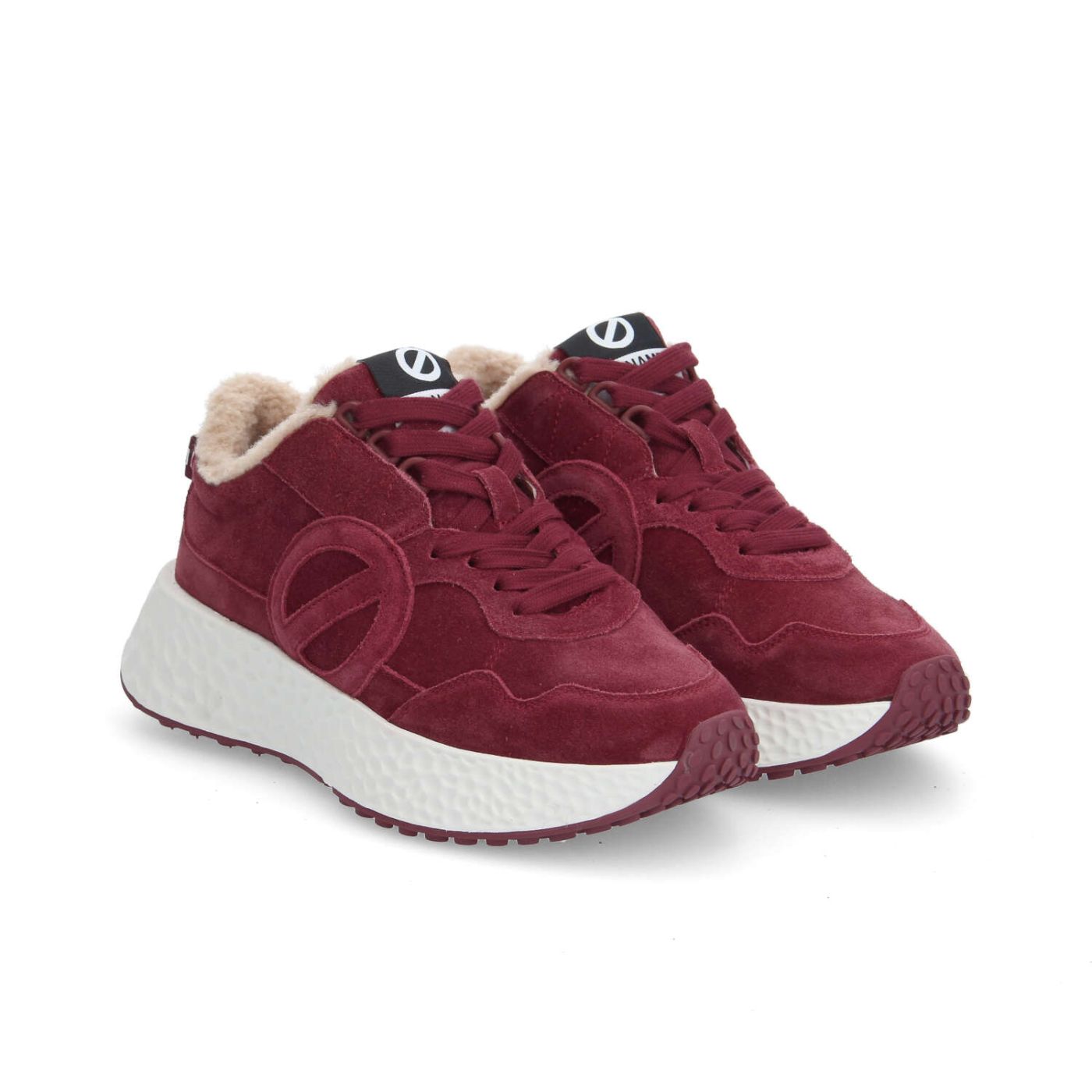CARTER JOGGER W - SUEDE/COCOON - CHERRY